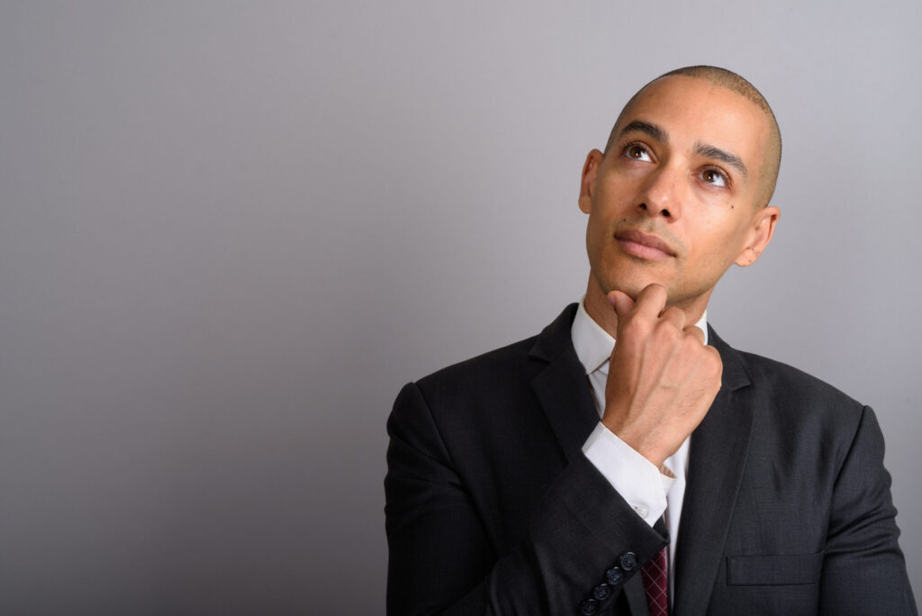 A businessman wondering what Supreme Concepts does
